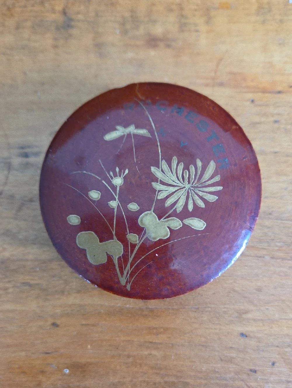 Vintage Rochester NY Souvenir Lacquerware Box